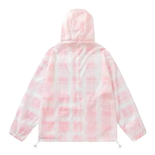 Gradient Plaid Lightweight Sun Protection Clothing - Velora