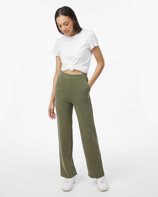 French Terry Wide Leg Sweatpant