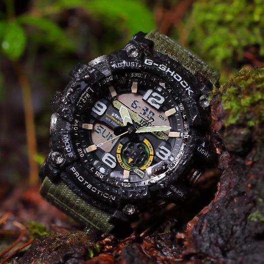 CASIO G-Shock Mudmaster Twin Sensor Analog-Digital Green/Black | GG1000-1A3