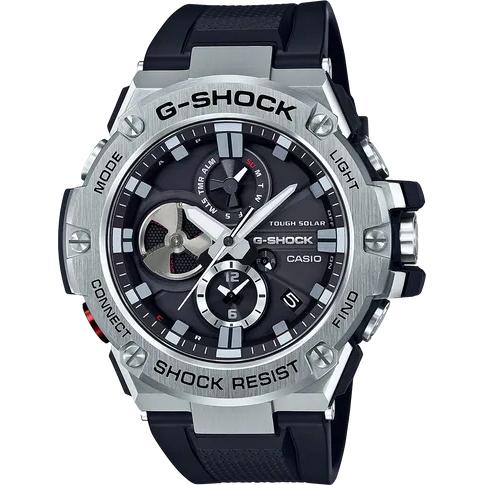 CASIO G-Shock G-Steel Stainless Steel Solar Black/Silver | GSTB100-1A