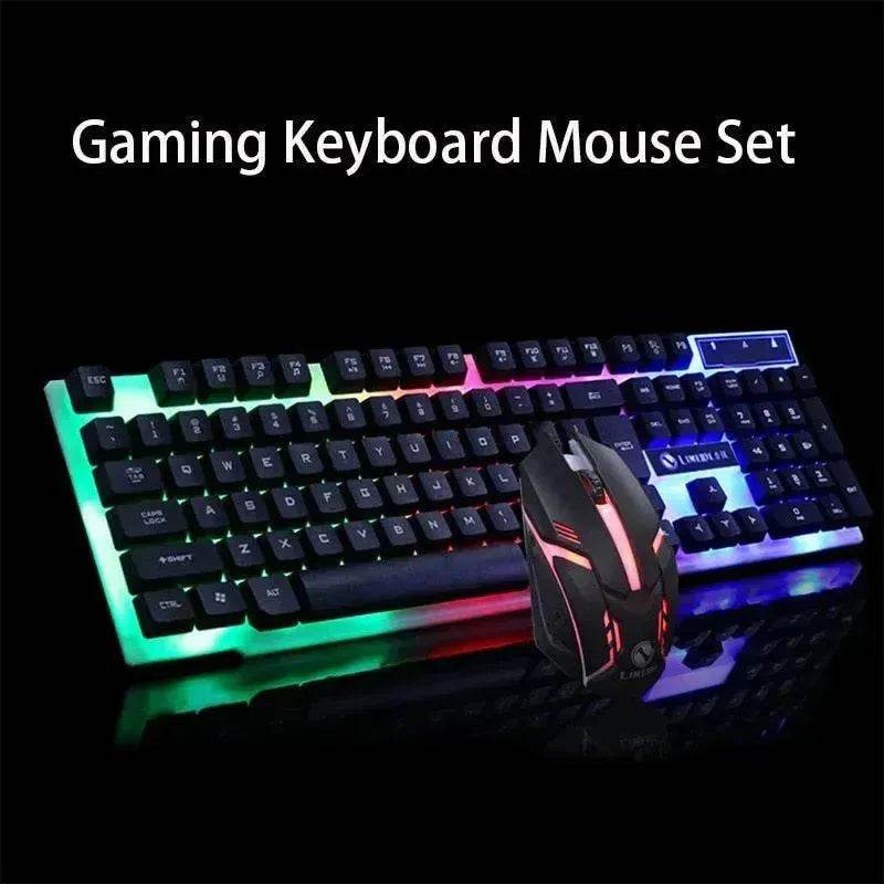 GTX300 Gaming CF LOL Gaming Keyboard Mouse Glowing Set - Velora