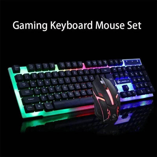 GTX300 Gaming CF LOL Gaming Keyboard Mouse Glowing Set - Velora