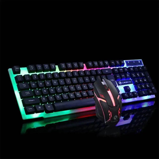 GTX300 Gaming CF LOL Gaming Keyboard Mouse Glowing Set - Velora