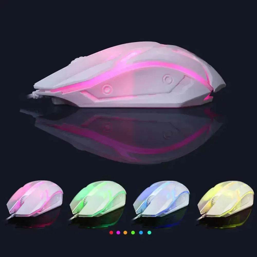 GTX300 Gaming CF LOL Gaming Keyboard Mouse Glowing Set - Velora