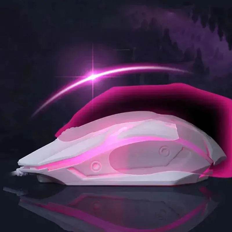 GTX300 Gaming CF LOL Gaming Keyboard Mouse Glowing Set - Velora