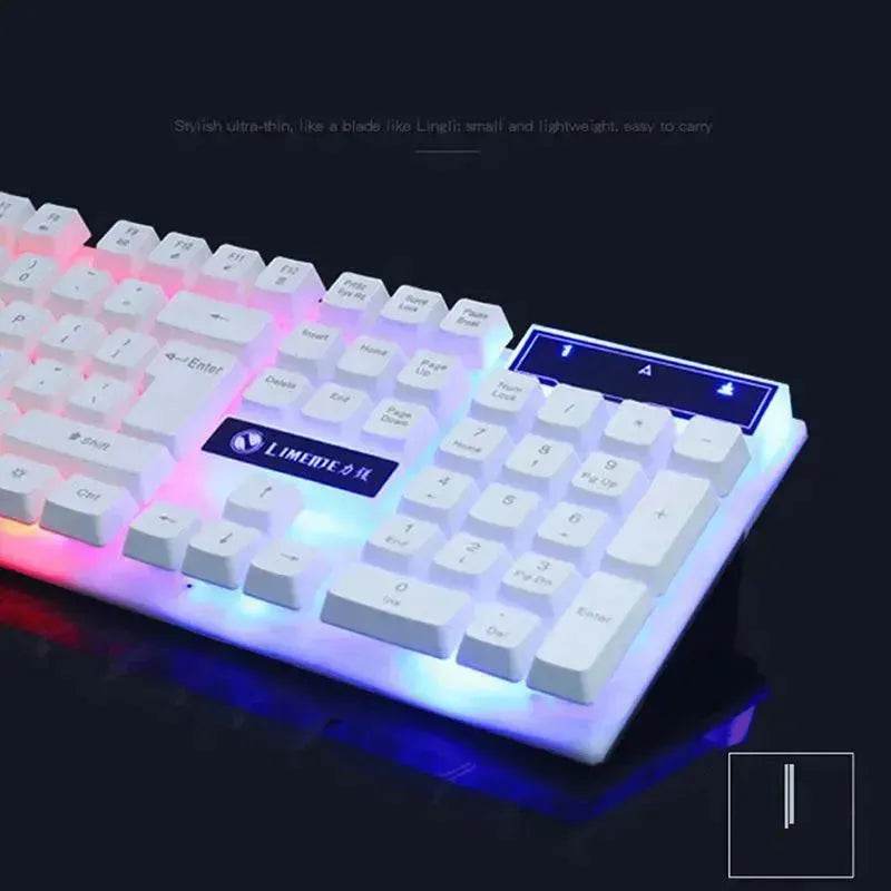 GTX300 Gaming CF LOL Gaming Keyboard Mouse Glowing Set - Velora