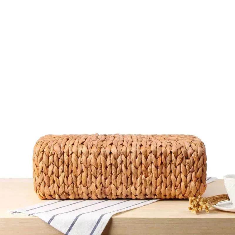 Hand-woven Summer Beach bag Mori solid color large capacity - Velora