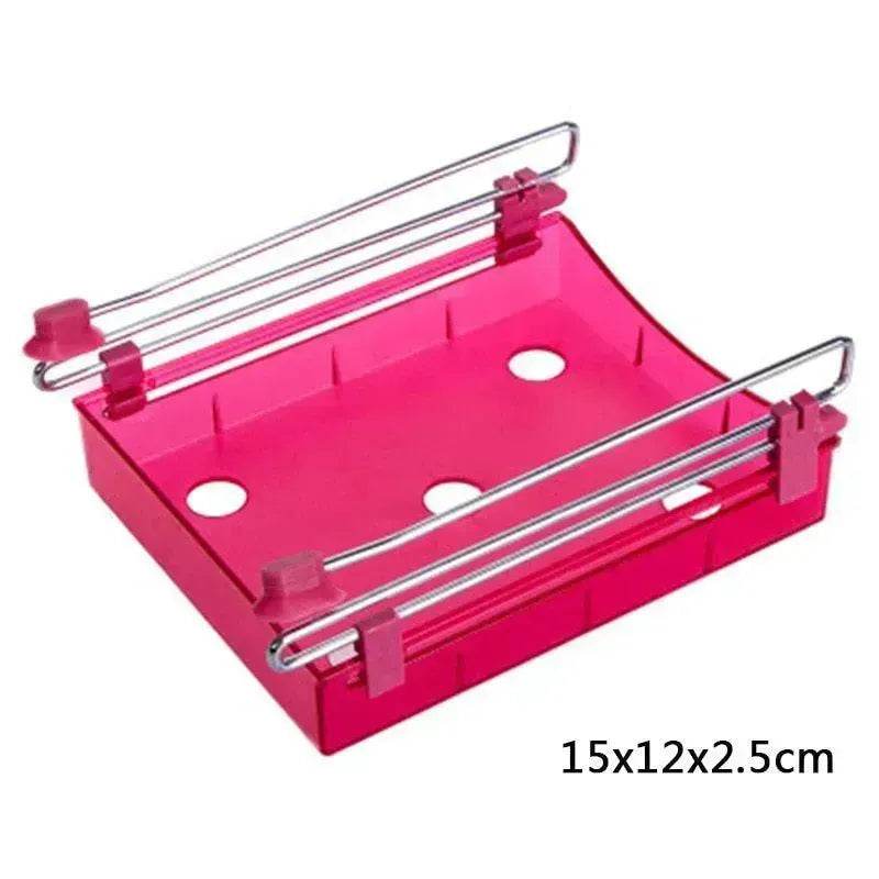 Hanging Plastic Refrigerator Clapboard Storage Rack Kitchen Supplies - Velora