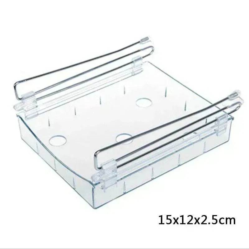 Hanging Plastic Refrigerator Clapboard Storage Rack Kitchen Supplies - Velora