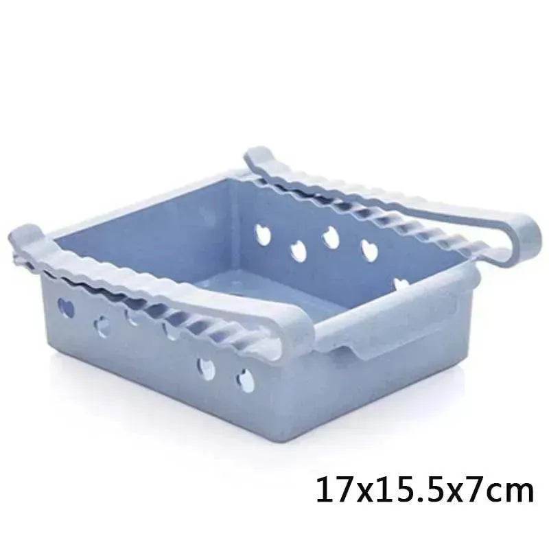 Hanging Plastic Refrigerator Clapboard Storage Rack Kitchen Supplies - Velora