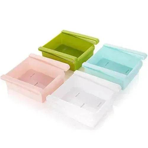 Hanging Plastic Refrigerator Clapboard Storage Rack Kitchen Supplies - Velora