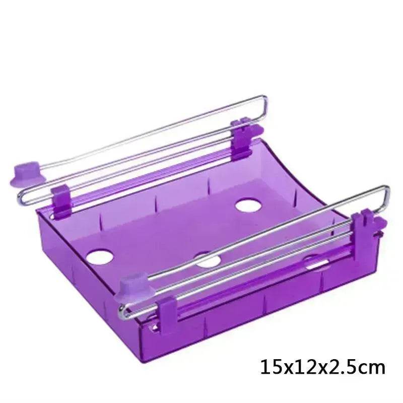 Hanging Plastic Refrigerator Clapboard Storage Rack Kitchen Supplies - Velora