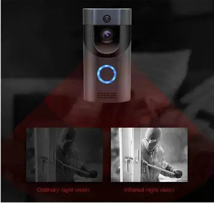 Home alarm smart wifi video doorbell wireless video intercom doorbell mobile phone remote video sea H1 program - Velora