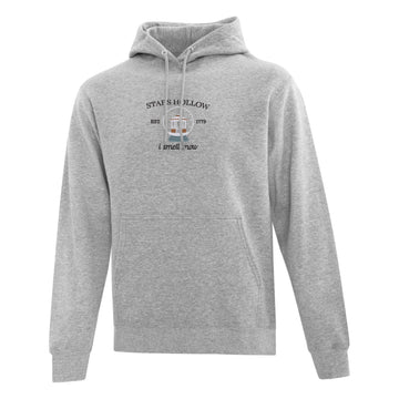 Hoodie "I smell snow" brodé