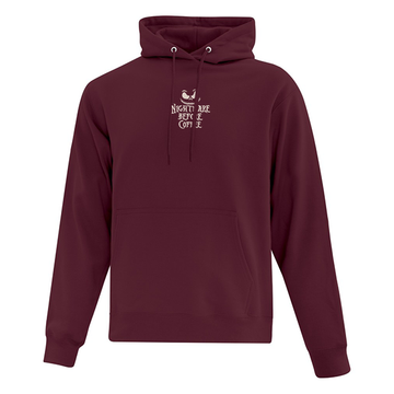 Hoodie "Nightmare Before Coffee" brodé