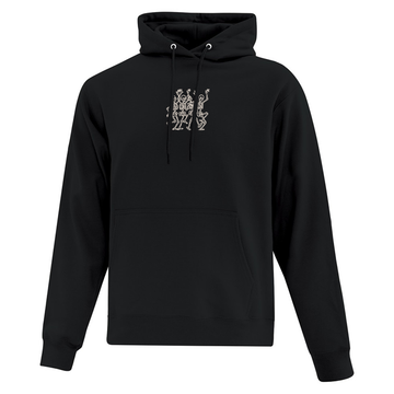 Hoodie Dancing Skeletons brodé