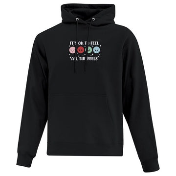Hoodie "Feel all the Feels" brodé