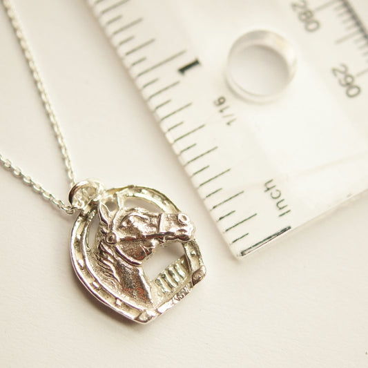 Horseshoe Pendant Necklace