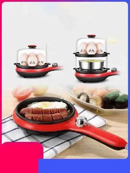 Household Breakfast Machine Stainless Steel Egg Steamer Egg Cooker Omelette Device Small Appliances Gift Gifts - Velora