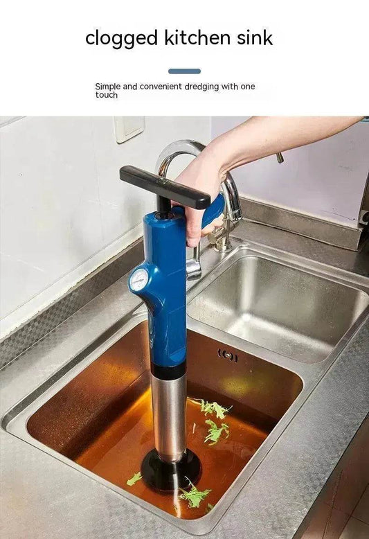 Household Kitchen Sink Toilet Blocked Pipe Unclogging Plunger. - Velora