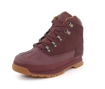 Euro Hiker Shell Kids Dark Red Boot - 4.5