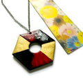 Large Hexagon Pendant Necklace Handmade - Velora Luxury Fashion