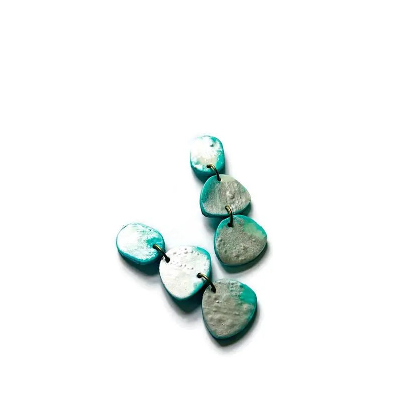 Turquoise and Silver Statement Necklace Handmade - Velora Luxury Fashion
