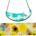Turquoise and Silver Statement Necklace Handmade - Velora Luxury Fashion
