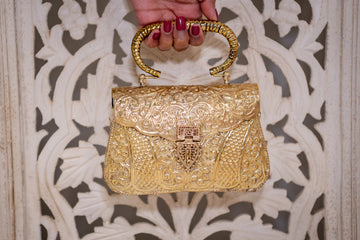 SAYA Golden Clutch