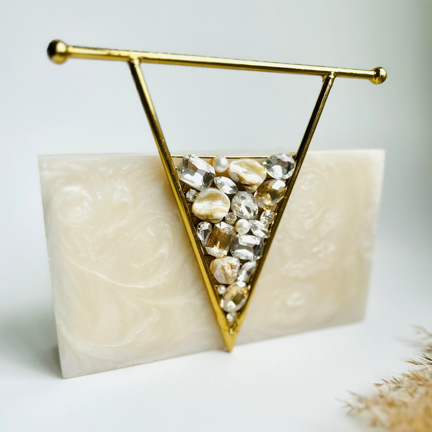 The V Clutch - Velora Luxury Fashion