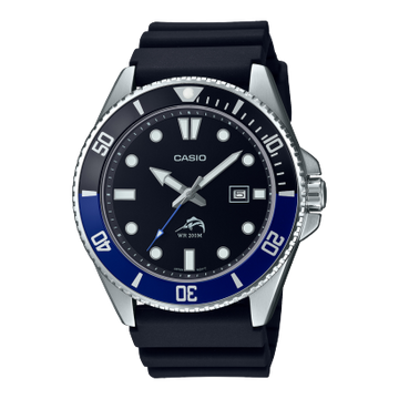 CASIO Analog Blue and Black | MDV106B-1A1V