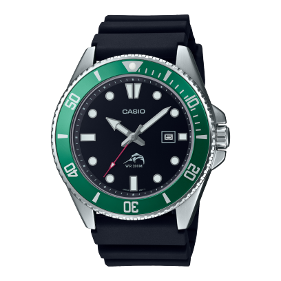 CASIO Analog Green | MDV106B-1A3V