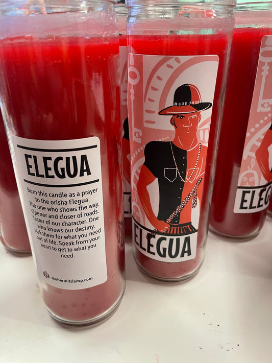7 Day Candle - Elegua The Hermit's Lamp