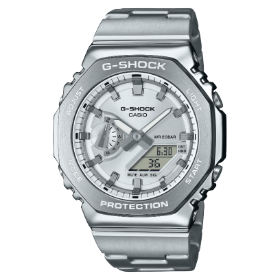 CASIO G-Shock 2110 Silver Dial | GM2110D-7A