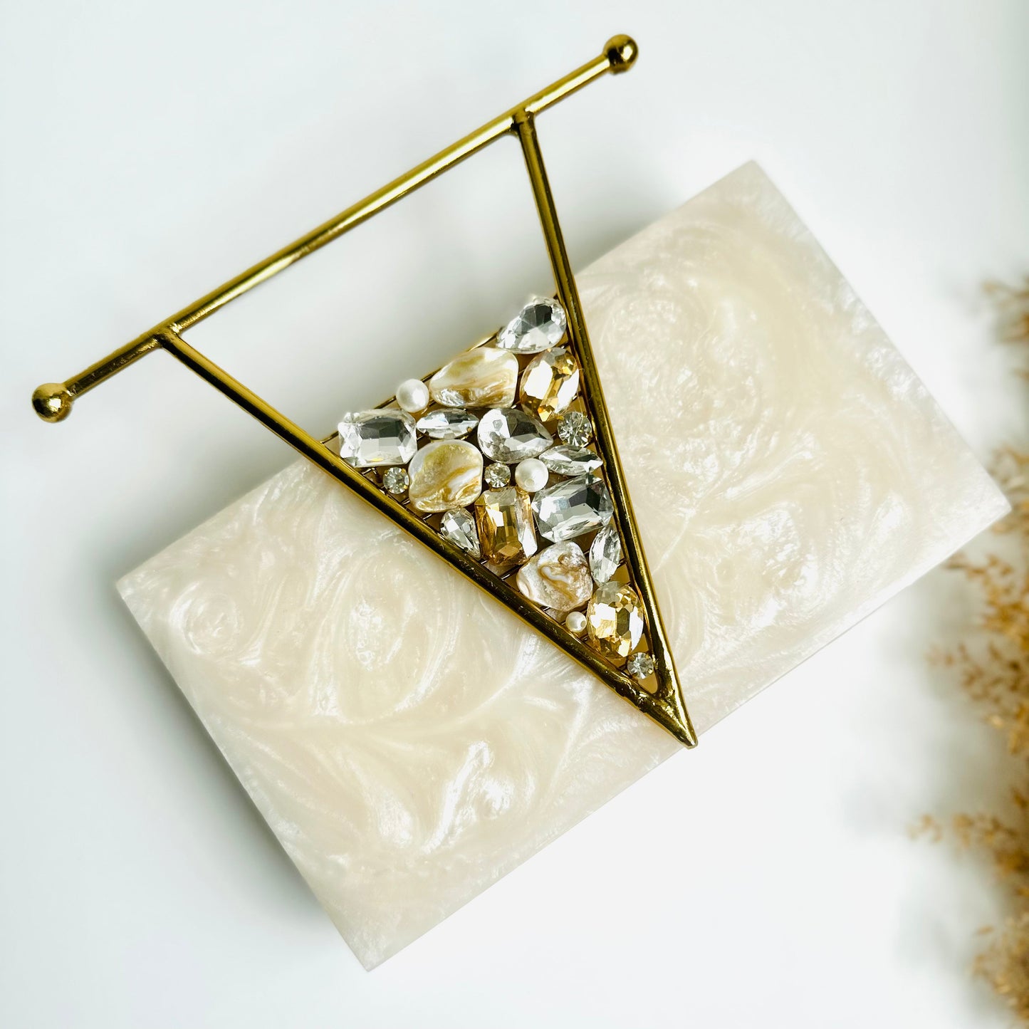 The V Clutch - Velora Luxury Fashion