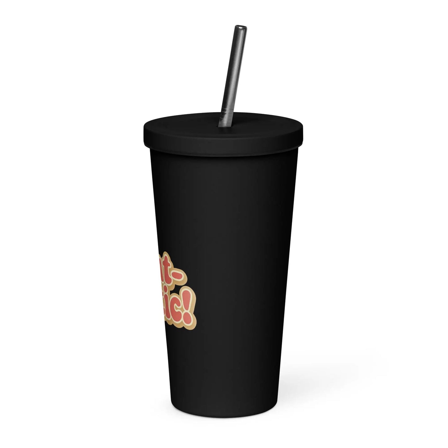Insulated Tumbler with a Straw - Aunt-tastic