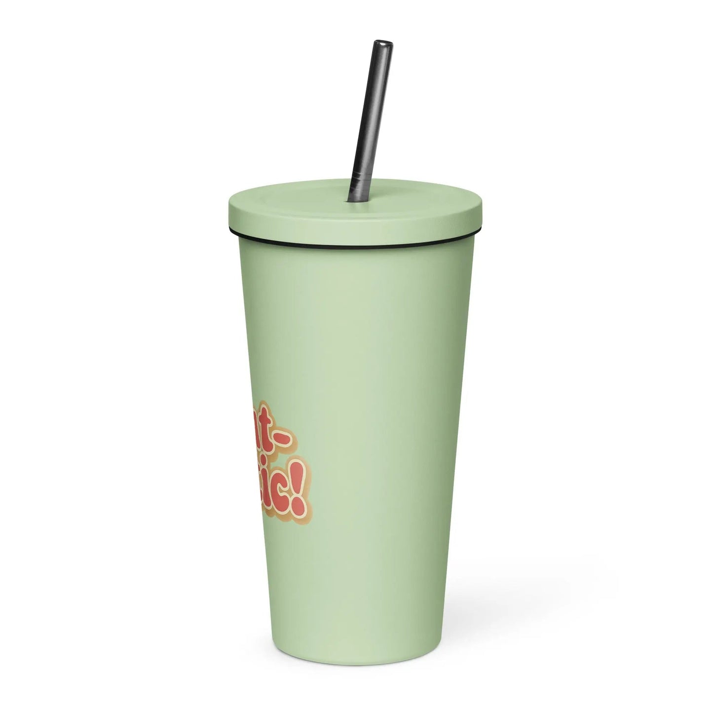 Insulated Tumbler with a Straw - Aunt-tastic