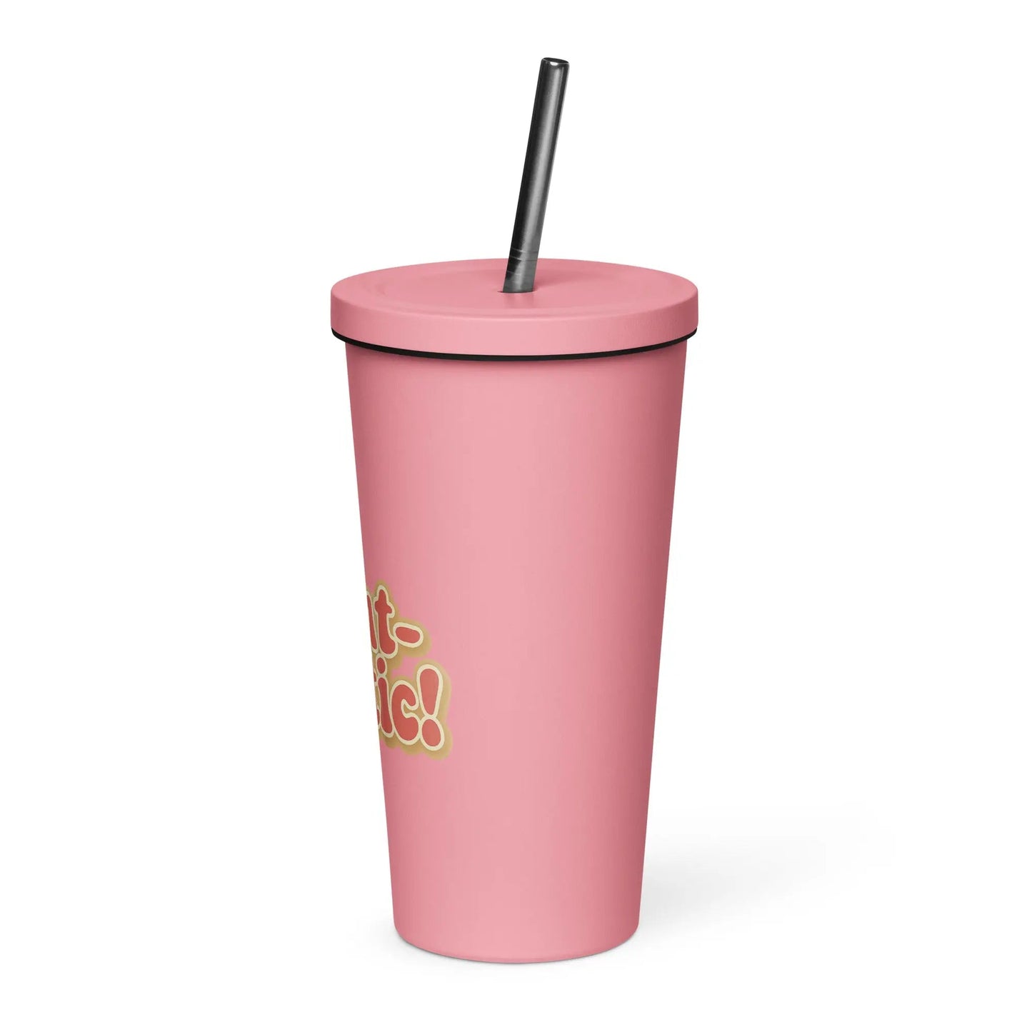 Insulated Tumbler with a Straw - Aunt-tastic