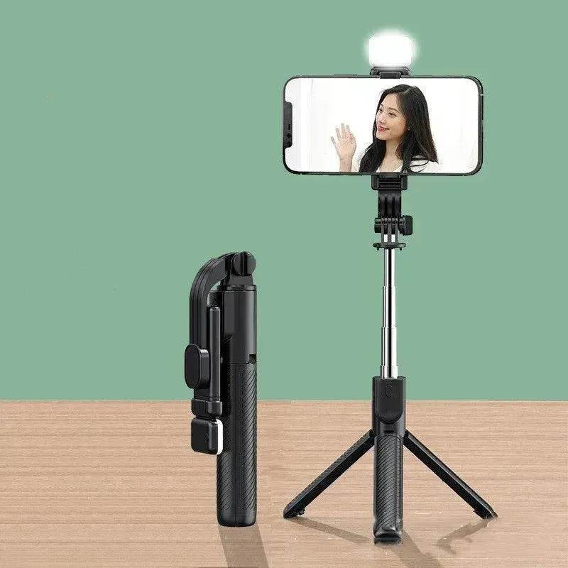 Integrated Selfie Stick Bluetooth Mobile Phone Live Streaming Tripod Stand - Velora