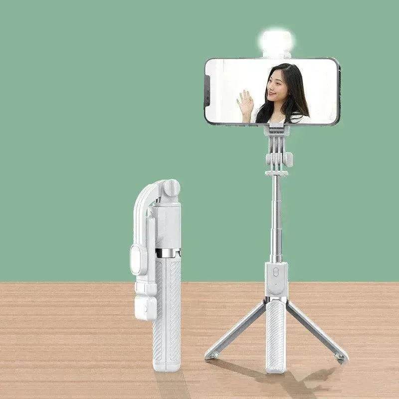 Integrated Selfie Stick Bluetooth Mobile Phone Live Streaming Tripod Stand - Velora