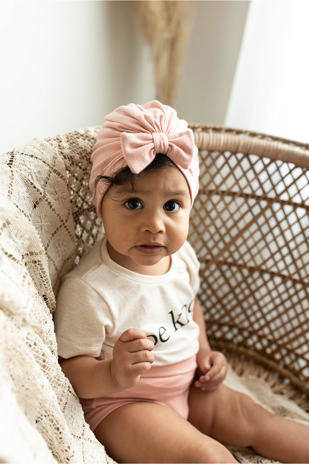 Bamboo Turban Hat | Mellow Rose - Velora