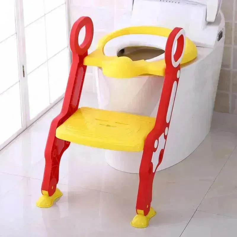 Kids Children's Foldable Stepped Toilet Ladder - Velora