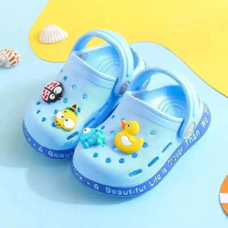 Kids Slippers for Boys Girls Cartoon Shoes Summer Toddler - Velora