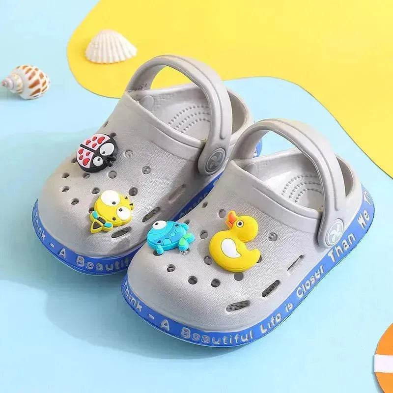 Kids Slippers for Boys Girls Cartoon Shoes Summer Toddler - Velora