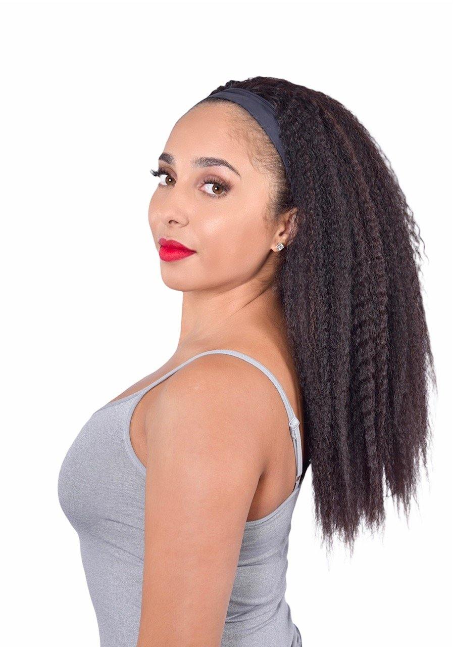 Kinky Blowout Straight - Headband Wig - Velora Luxury Fashion