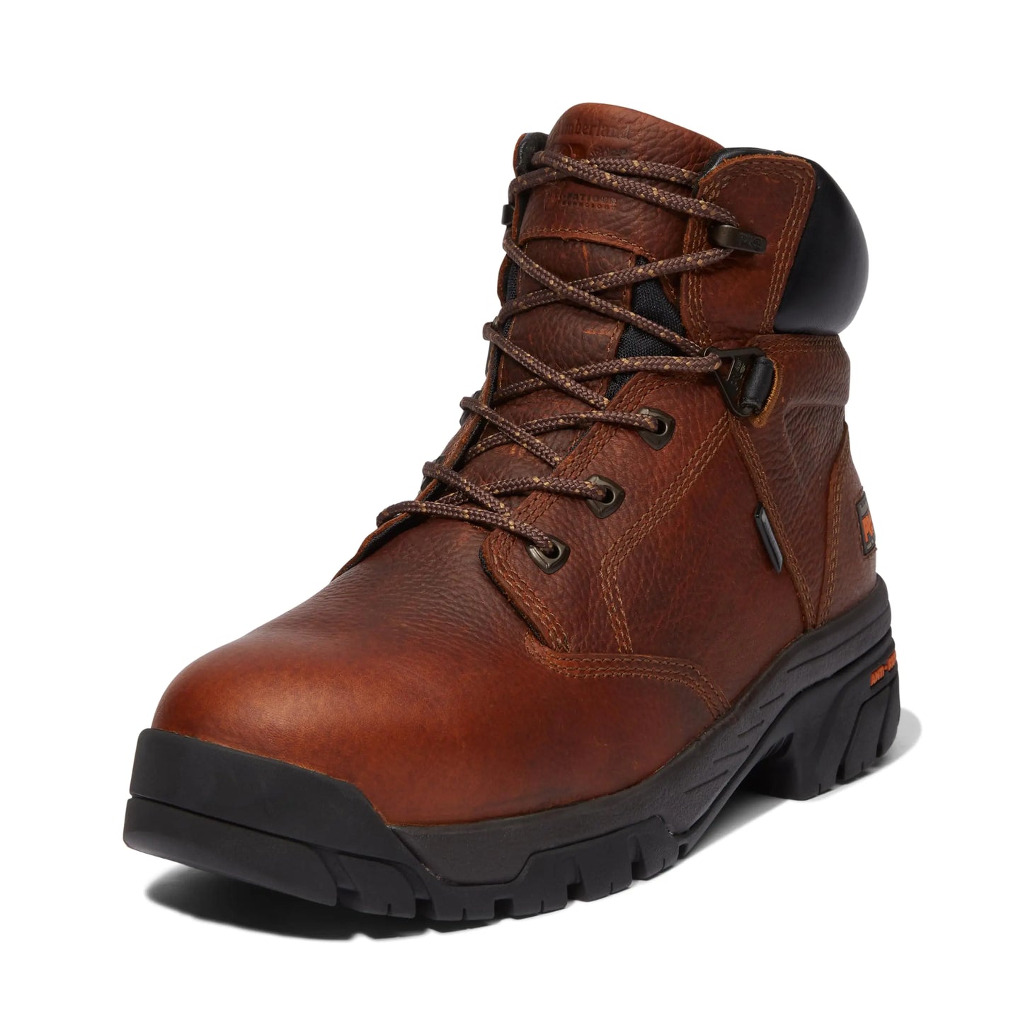 Timberland PRO Mens Helix 6" Alloy Safety Toe Waterproof Industrial Boot Brown 11 Wide