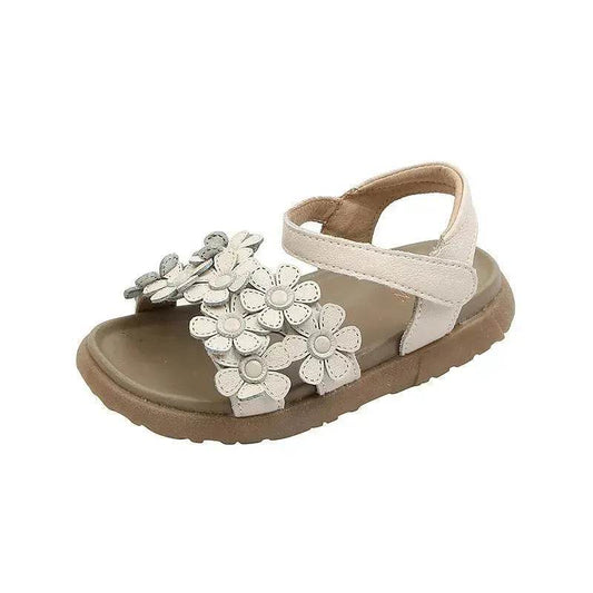 Korean Version Of The Big Kids Flower Soft-soled Beach Shoes - Velora