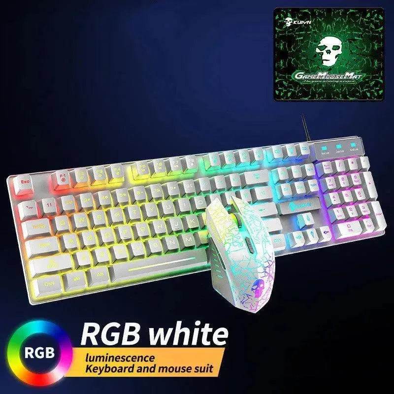 Kuiying T6RGB Luminous Keyboard And Mouse Set - Velora