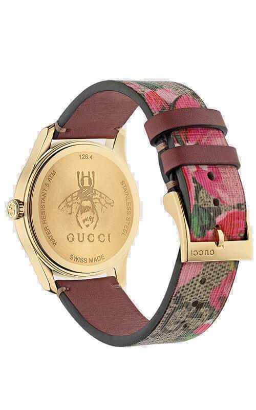 GUCCI G-Timeless Pink GG Bloom Watch YA1264038A - Velora