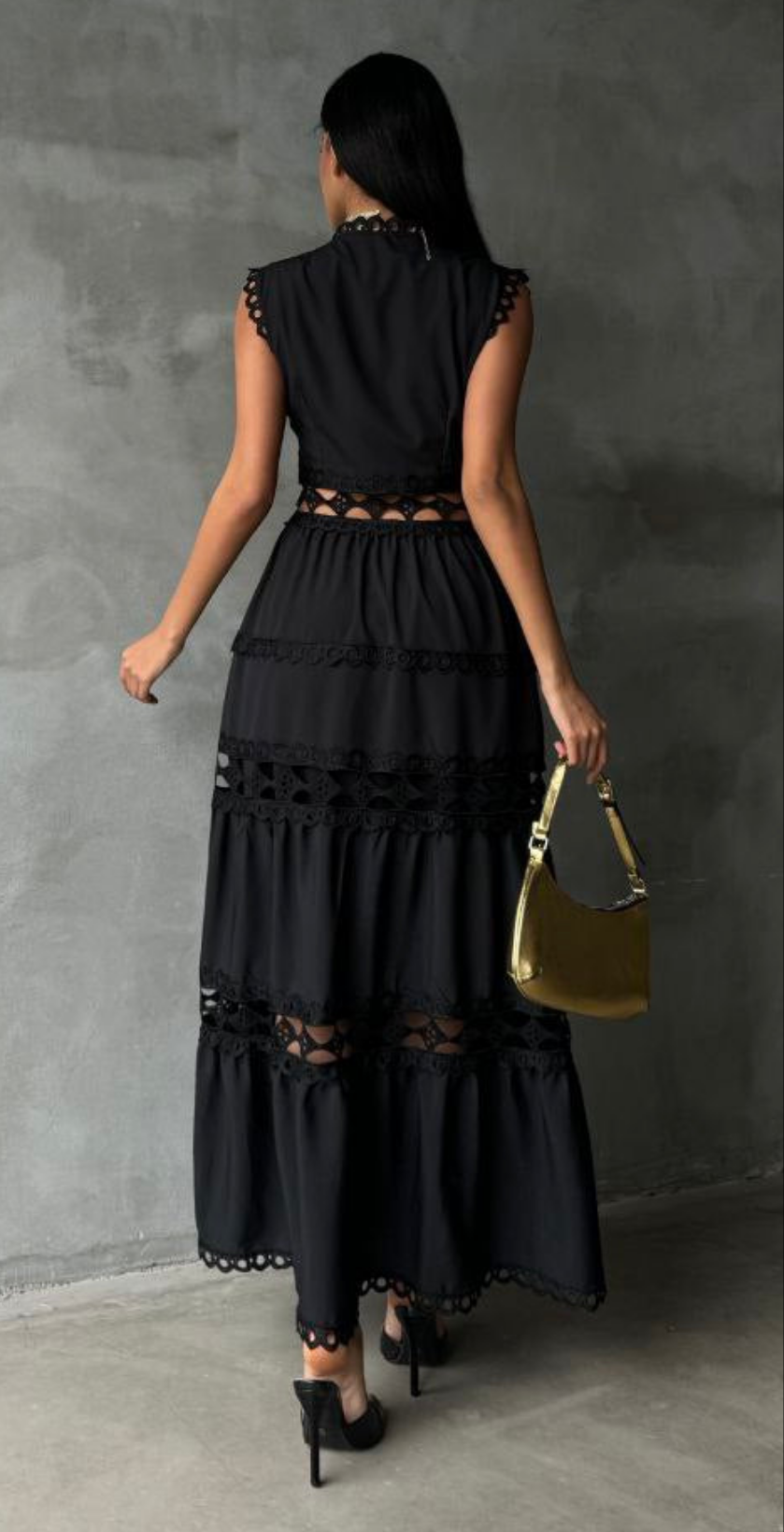 Sleeveless Long Dress Astudio.fashion
